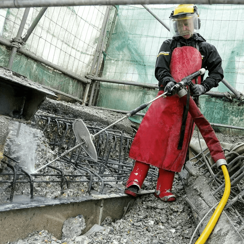 Betonsanierung mit Hochdruckverfahren